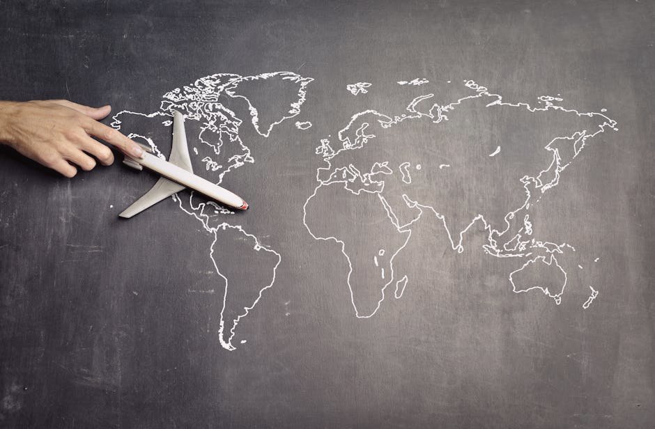 Major International Flight Routes Connecting Europe and Asia